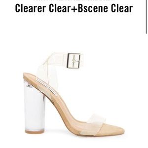 Steve Madden Clear Heels